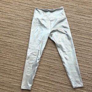 Beyond Yoga Women's Silver Leggings